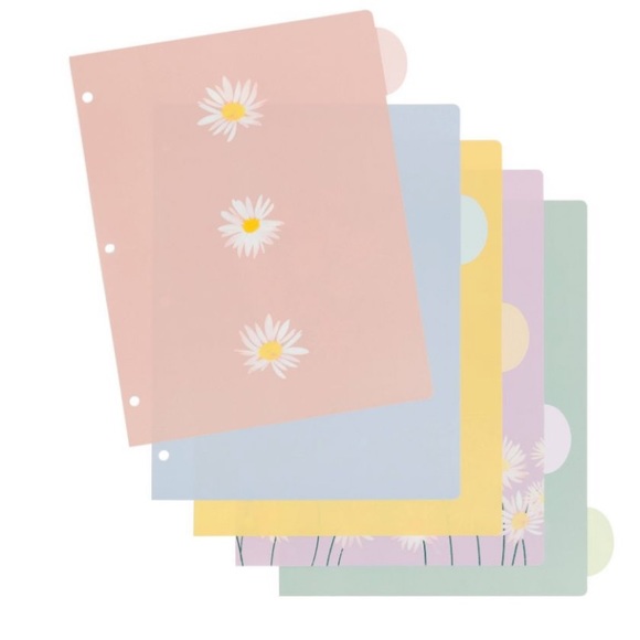 U Brands Poly Dividers Hello Daisy - Picture 1 of 5